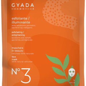 Maschera in tessuto n°3 Esfoliante/Illuminante - Gyada Cosmetics