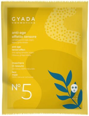 Maschera in tessuto n°5 Anti Age - Gyada Cosmetics