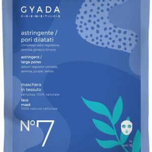 Maschera in tessuto n°7 Astringente - Gyada Cosmetics