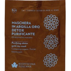 Maschera in argilla oro detox-purificante - Biofficina Toscana