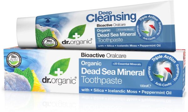 Toothpaste with mineral salts - Dr Organic