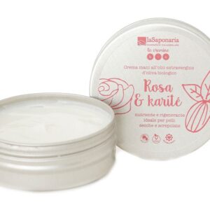 Crema mani - ROSA E KARITE' - La Saponaria
