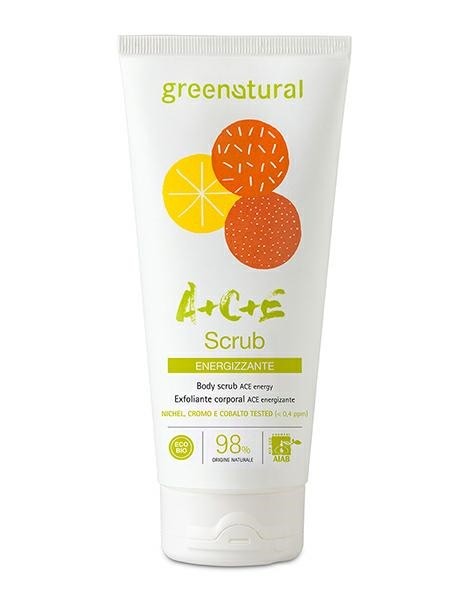 Scrub corpo energizzante Multivitamine ACE 200ml - Greenatural
