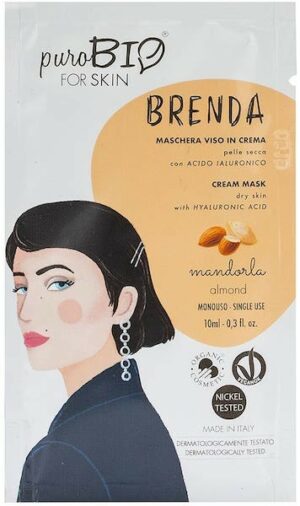 Cream mask - BRENDA - mandorla - Purobio