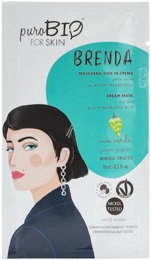 Cream mask - BRENDA - uva verde - Purobio
