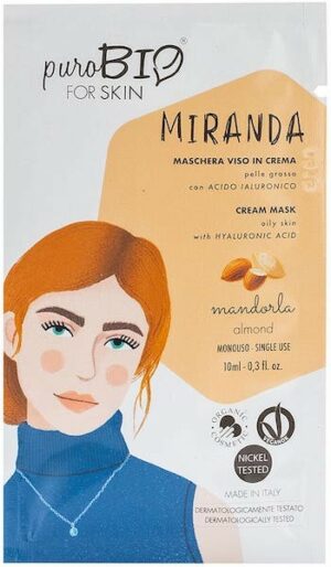 Cream mask - MIRANDA - mandorla - Purobio