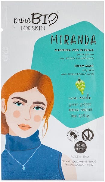 Cream mask - MIRANDA - green grapes - Purobio