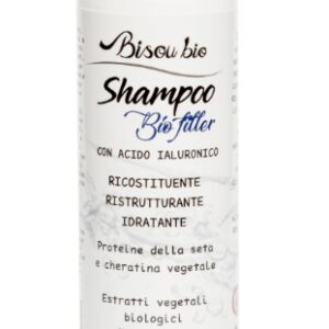 Shampoo BioFiller all’acido ialuronico cheratina vegetale proteine della seta - BisouBio