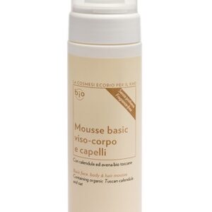 Mousse basic viso corpo e capelli 200ml - Biofficina Toscana