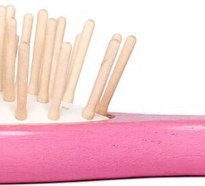 Spazzola ovale piccola da borsetta rosa - Tek