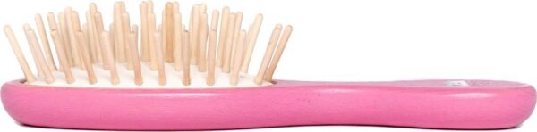 Small oval pink purse brush - Tek