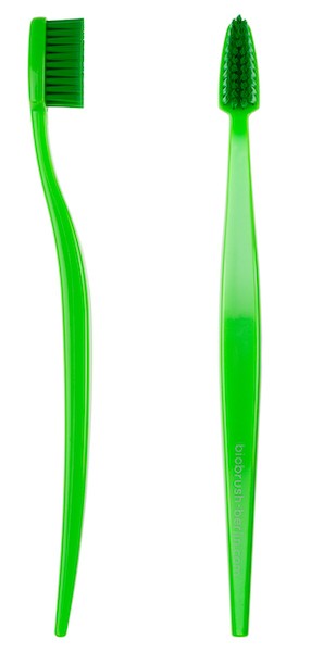 Spazzolino da denti biodegradabile - Verde - Berlin BioBrush