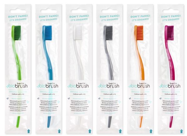 Biodegradable Toothbrush - Gray - Berlin BioBrush