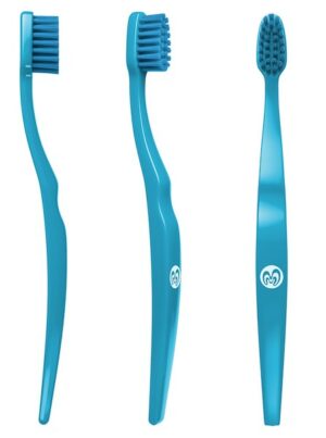 Biologisch abbaubare Babyzahnbürste - Blau - Berlin BioBrush