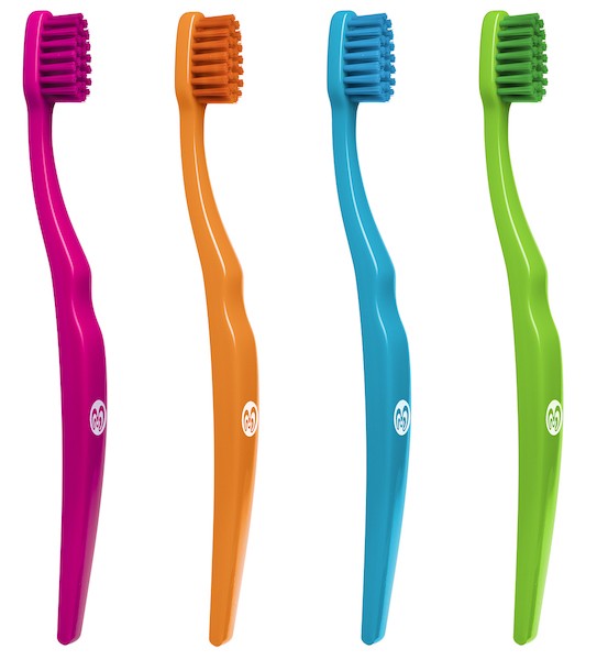 Spazzolino da denti biodegradabile baby - Blu - Berlin BioBrush