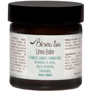 Pomata cambio pannolino all’ossido di zinco Burro di karitè Calendula Avena & Malva 60ml - Bisoubio