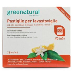 Green Tabs Pastiglie Lavastoviglie 50 tabs - Greenatural