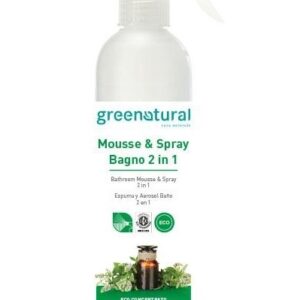 Mousse e Spray Bagno 2in1 Menta & Tea Tree - Eco - 500ml - Greenatural