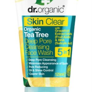 Organic Skin Clear Deep Pore Cleansing Face Wash - Dr Organic