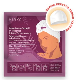 Maschera Capelli in Tessuto - Sebo-equilibrante e Addolcente - Gyada Cosmetics