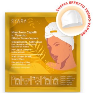 Maschera Capelli in Tessuto - Disciplinante e Setificante - Gyada Cosmetics