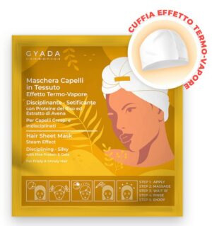Maschera Capelli in Tessuto - Disciplinante e Setificante - Gyada Cosmetics