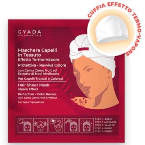 Maschera Capelli in Tessuto - Protettiva e Ravviva Colore - Gyada Cosmetics