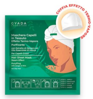 Maschera Capelli in Tessuto - Purificante e Antiforfora - Gyada Cosmetics