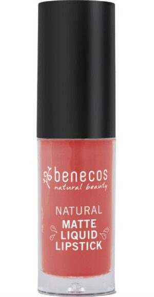 Natural Matte Liquid Lipstick - CORAL KISS - Benecos