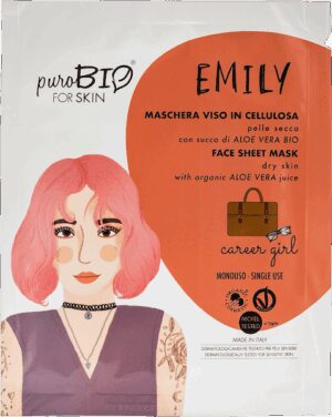 EMILY Maschera in tessuto pelle secca Career Girl - PuroBio