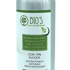 Ricarica per Spray Idroalcolico per l'Igiene delle Superfici 500ml - BIO'S