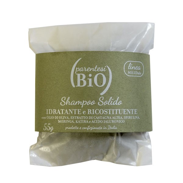 Shampoo solido idratante - Parentesi Bio