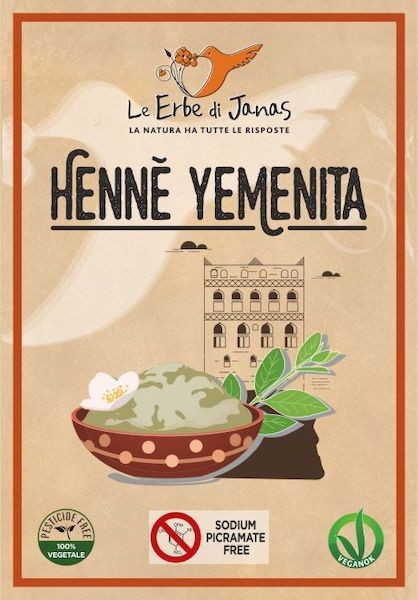 Henne Yemenita Rosso Caldo 100 g - Le Erbe di Janas -