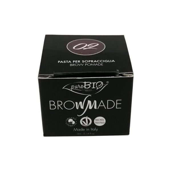 Brow made - Augenbrauenpaste 02 Warm Brown 4ml - PuroBio