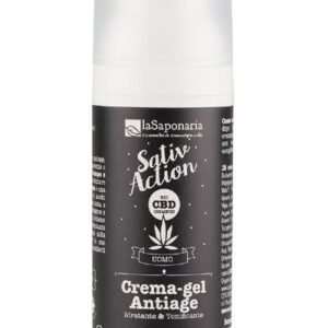 Crema-gel Viso Antiage Uomo 50 ml - Sativ Action - La Saponaria