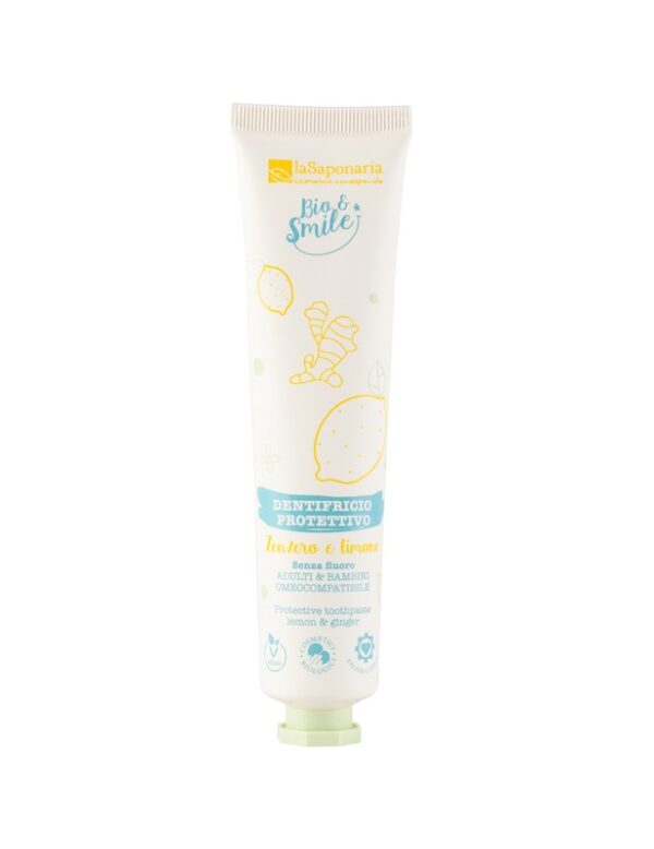 Dentifricio Protettivo Zenzero & Limone - Bio Smile - La Saponaria