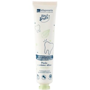 WonderWhite Toothpaste Mint & Charcoal - Bio Smile - La Saponaria