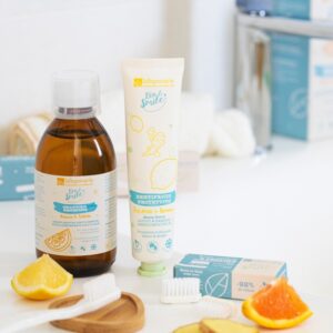Schützendes Mundwasser Orange & Xylit - Bio Smile - La Saponaria