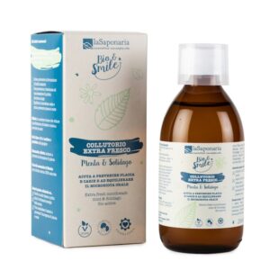 Collutorio Extra fresco Menta & Solidago - Bio Smile - La Saponaria