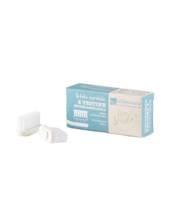 Testine Intercambiabili setole morbide - Bio Smile - La Saponaria