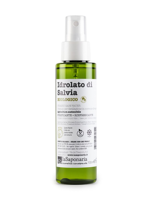 Idrolato di salvia bio Re Bottle Spray - La Saponaria