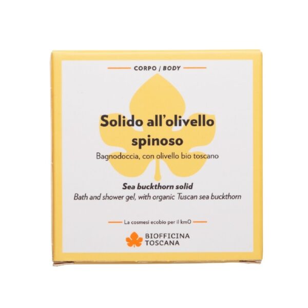 Solid shower gel with sea buckthorn - Biofficina Toscana