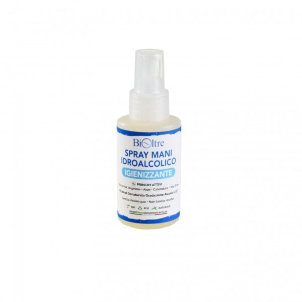 Spray Idroalcolico Igienizzante Mani - alcool denaturato 75% - 80ml - Bioltre