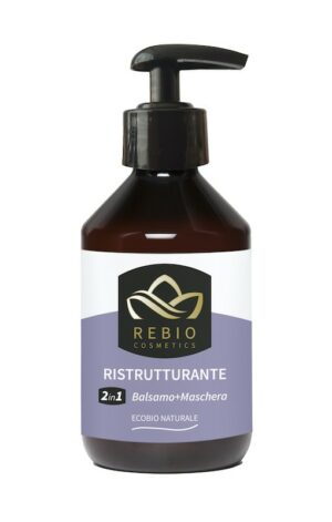Balsamo Maschera 2 In 1 Ristrutturante 200ml - Rebio Cosmetics