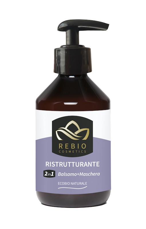 Balsamo Maschera 2 In 1 Ristrutturante 200ml - Rebio Cosmetics