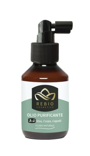 Olio Purificante 3 In 1 Viso Corpo Capelli - 100ml - Rebio Cosmetics