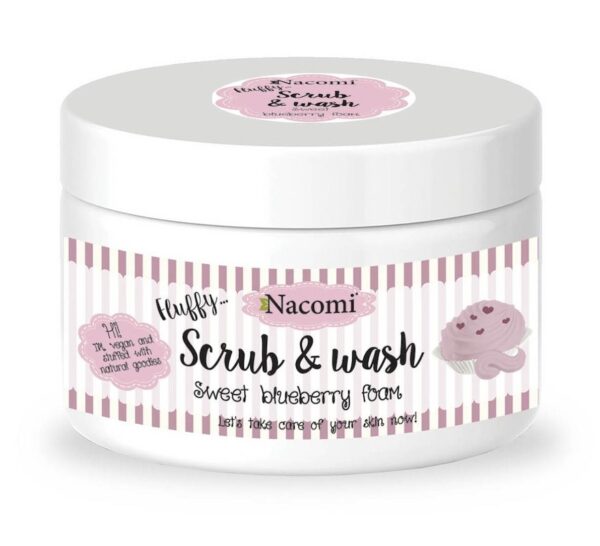 Scrub e Wash “Blueberry Foam” 180ml - Nacomi