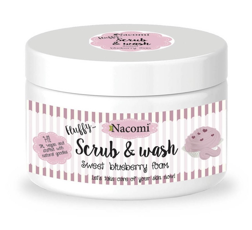 Scrub e Wash “Blueberry Foam” 180ml - Nacomi