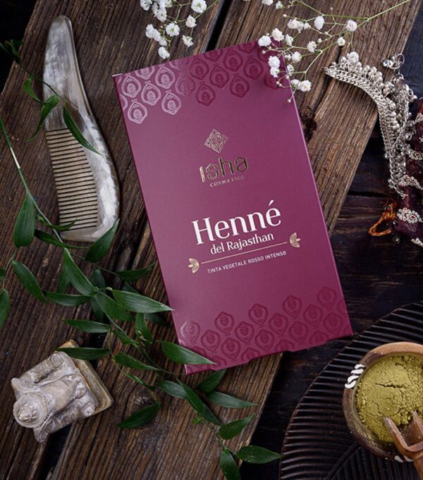 Hennè Rajasthan 100% puro - Isha Cosmetics - immagine 2