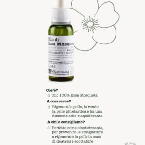 Olio di rosa mosqueta 30ml - La Saponaria